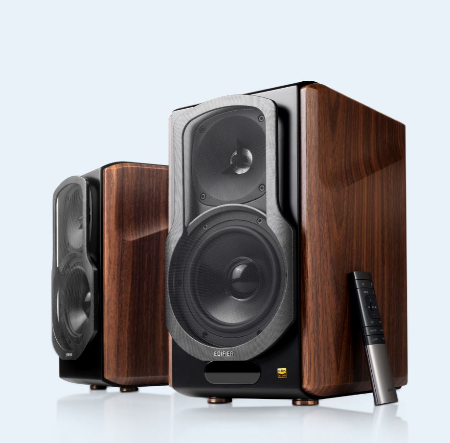 Edifier S2000MKIII 2.0 Lifestyle Active Bookshelf Bluetooth Studio Speakers - BT/AUX/Optical/Coaxial 124W RMS MDF Wood Panel Edifier S2000MKIII 2.0 Lifestyle Active Bookshelf Bluetooth Studio Speakers - BT/AUX/Optical/Coaxial 124W RMS MDF Wood Panel